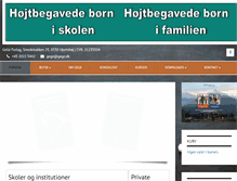 Tablet Screenshot of gege.dk
